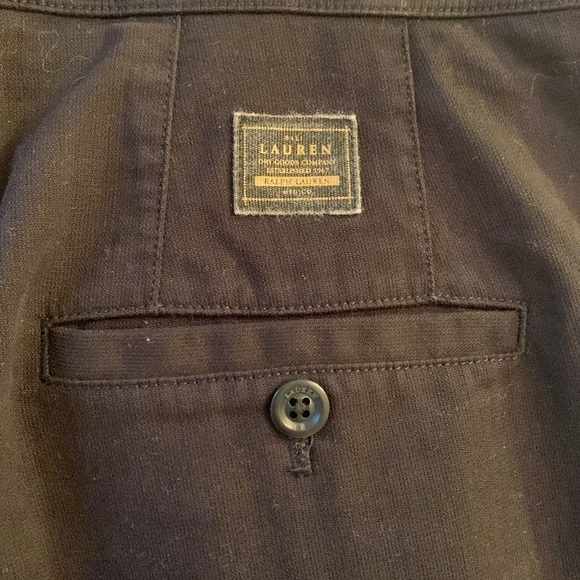 Lauren Ralph Lauren Black Capri Cropped Cotton Jeans 18W - Picture 7 of 13